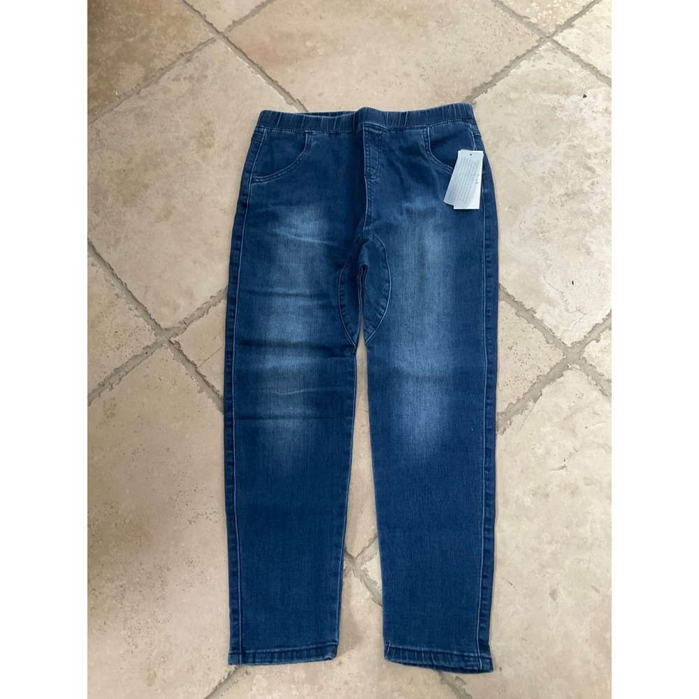 NWT Dot Dot Smile blue denim jeggings/jeans - girls size 11 - dark wash
